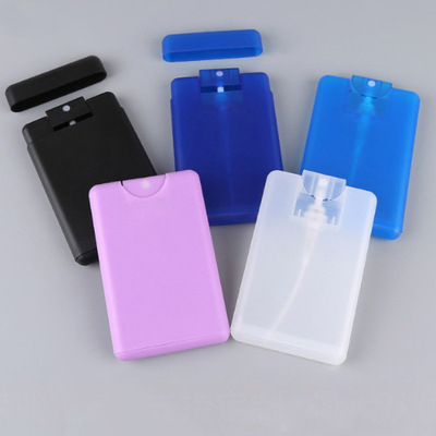 rociador plástico de la tarjeta de crédito de 20Ml 30ML para el azul rosado negro blanco del perfume