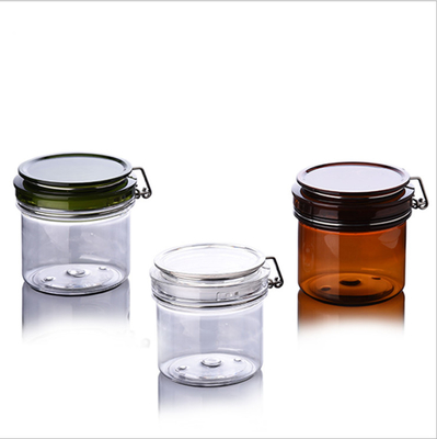 Los aceites de las lociones despejan los tarros poner crema vacíos del maquillaje de Brown con las tapas 20ml