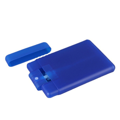 rociador plástico de la tarjeta de crédito de 20Ml 30ML para el azul rosado negro blanco del perfume