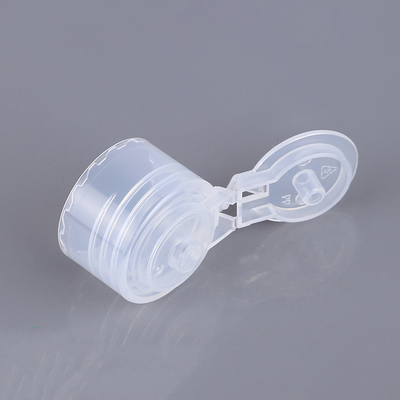 Tapas transparentes de la botella de la loción de Flip Top Caps For Bottles 20m m 24m m PP