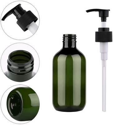 bomba plástica de Amber Plastic Shampoo Bottles With de la botella de la loción 500ml