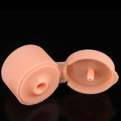 Cierres libres del top del ODM BPA 20m m Flip Top Caps Pink Disc