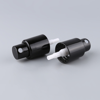 Casquillo fino del rociador de la niebla del perfume de aluminio negro de 13m m ninguna salida