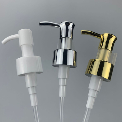 Rociador de aluminio del perfume de la bomba del dispensador de la loción del oro de 24M M