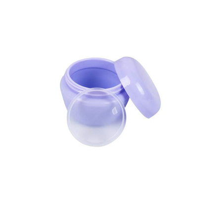 Pequeño empaquetado poner crema cosmético púrpura del tarro de 5g 10g recargable
