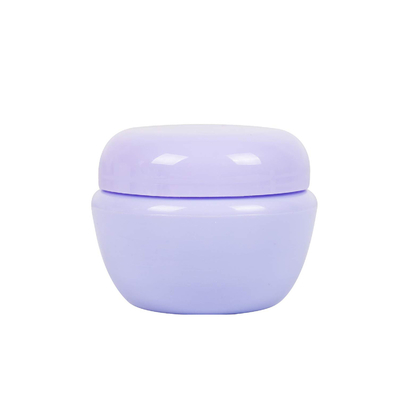 Pequeño empaquetado poner crema cosmético púrpura del tarro de 5g 10g recargable