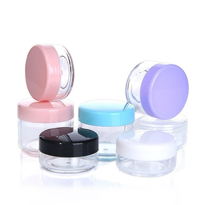 Artículo recargable del tarro poner crema cosmético de la crema de cara del claro de LinDeer 5ml