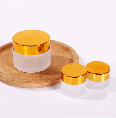 tarro del vidrio esmerilado de la loción 30ml con la tapa de aluminio ninguna salida