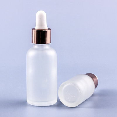 Rose Gold Frosted Eye Dropper embotella 3ml 5ml 10ml 15ml