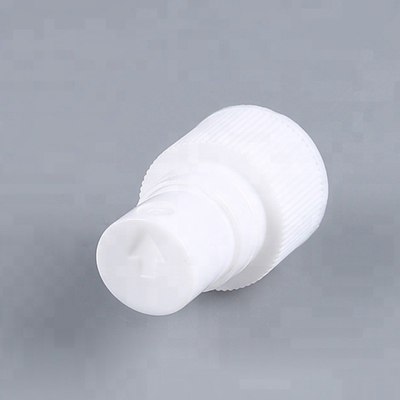 bomba cosmética acanalada blanca de la botella del rociador fino de la niebla de 24m m