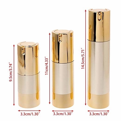 La bomba privada de aire del pequeño oro técnico ULTRAVIOLETA embotella 15ml 30ml 50ml