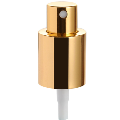 rociador de aluminio de la niebla del alto oro de 24m m para la botella plástica