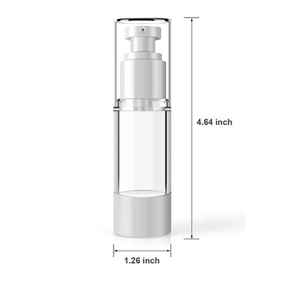 Botella privada de aire plástica 30ml 50ml de la bomba de LinDeer 1 onza del cuidado de piel